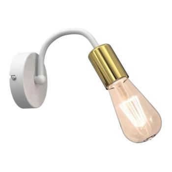  Fali lámpa DOW 1xE27/60W/230V fehér/arany  kép