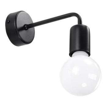  Fali lámpa DUOMO 1xE27/60W/230V fekete  kép