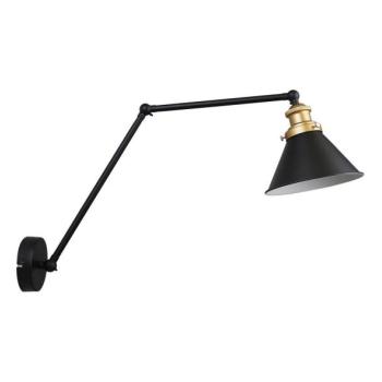  Fali lámpa FUNDO 1xE27/40W/230V fekete/arany  kép