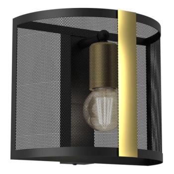  Fali lámpa KAGA 1xE27/60W/230V fekete/arany  kép