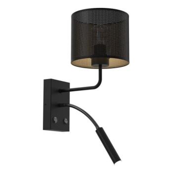  Fali lámpa LOFT SHADE 1xE27/60W+1xG9/8W/230V fekete/arany  kép
