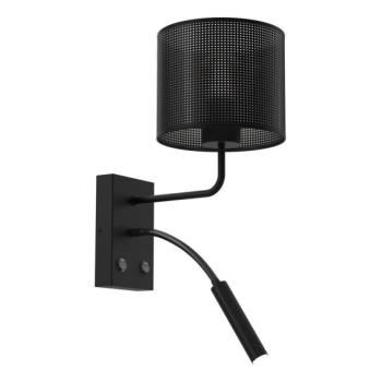  Fali lámpa LOFT SHADE 1xE27/60W+1xG9/8W/230V fekete  kép