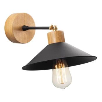  Fali lámpa MANAVGAT 1xE27/40W/230V barna/fekete  kép