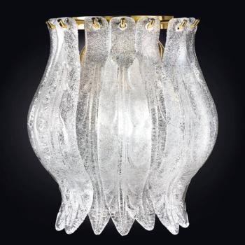 Fali lámpa Petali Murano-üveggel 19 cm kép