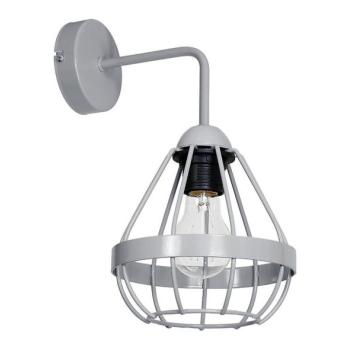  Fali lámpa RING 1xE27/60W/230V szürke  kép