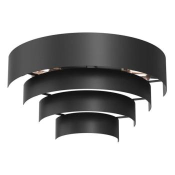  Fali lámpa RINGS 2xE27/15W/230V fekete  kép