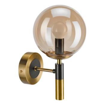  Fali lámpa ROLLO 1xE14/5W/230V arany/füstös bézs  kép