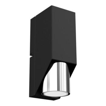  Fali lámpa WALL 1xGU10/8W/230V fekete/fényes króm  kép