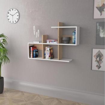  Fali polc LAGOMOOD 59,6x97,2 cm fehér/beige  kép