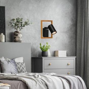 Fali reflektor 2138015 fekete fakerettel kép