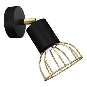  Fali spotlámpa DANTE 1xGU10/25W/230V fekete/arany  kép