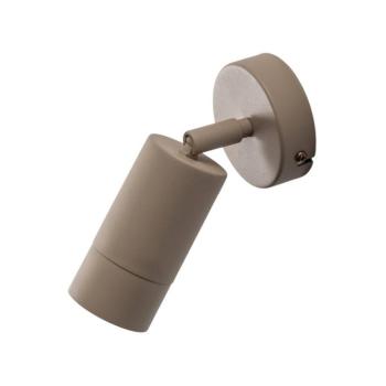 Fali spotlámpa Link, bézs, szélesség 8 cm, acél kép
