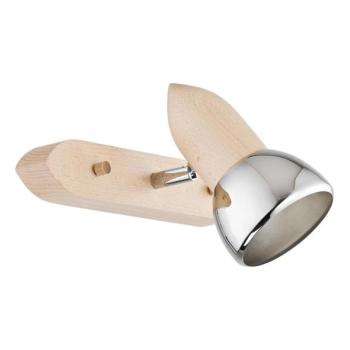 Fali spotlámpa SPARK 1xE27/15W/230V bükkfa  kép