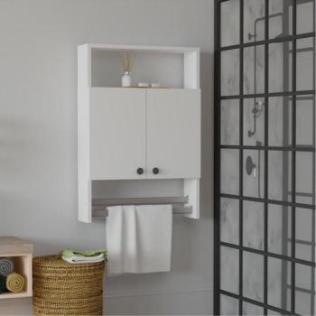  Fali szekrény BANYO 87x60 cm fehér  kép