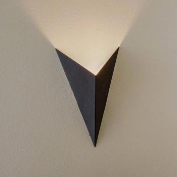 Fali világítás 4-es forma, fekete, 19 x 30 cm kép