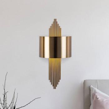 Fali világítás 619-A, arany színű antik, fém, magasság 75 cm kép