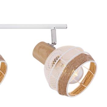 Fali világítás Widy kenderkötél dekoráció, 4 izzós kép