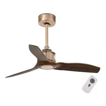 FARO Barcelona FARO 33423 JUST FAN mennyezeti látor barna/rez pr. 81 cm + DO  kép