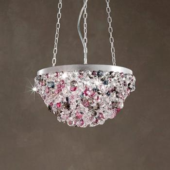 Félgömb alakú függő lámpa Rosemery kép