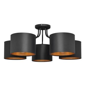  Felületre szerelhető csillár ALBA 5xE27/15W/230V fekete/arany  kép
