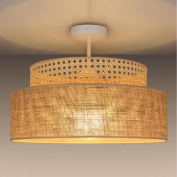  Felületre szerelhető csillár  BOHO 1xE27/60W/230V átm. 40 cm rattan  kép