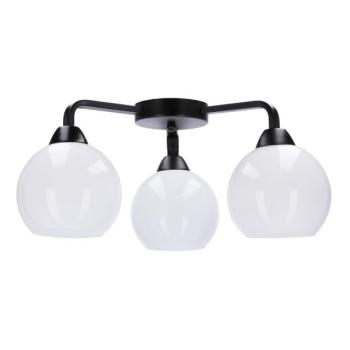  Felületre szerelhető csillár CALDERA 3xE27/60W/230V fekete  kép