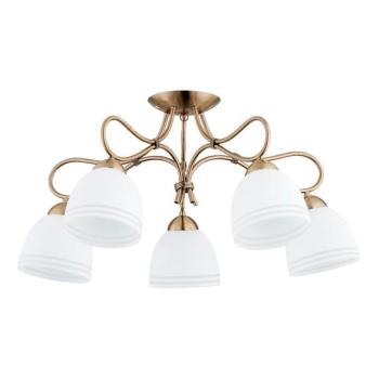  Felületre szerelhető csillár  FILA 5xE27/15W/230V bronz  kép