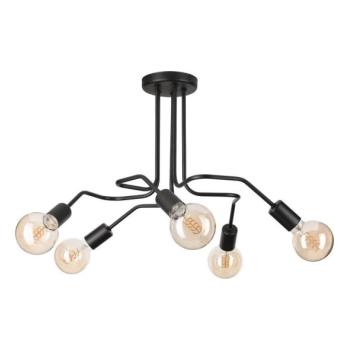  Felületre szerelhető csillár  MATYLDA 5xE27/60W/230V fekete  kép