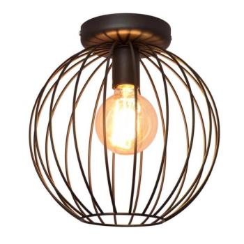 Felületre szerelhető csillár MERCURE 1xE27/15W/230V á. 30 cm fekete  kép