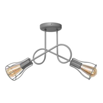  Felületre szerelhető csillár OXFORD 2xE27/15W/230V szürke  kép