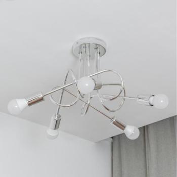  Felületre szerelhető csillár OXFORD 5xE27/15W/230V fényes króm  kép