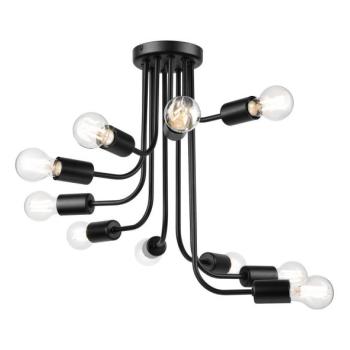  Felületre szerelhető csillár  TRINITY 10xE27/15W/230V fekete  kép