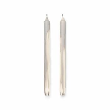 ferm LIVING gyertyaszárító, szürke, magasság 30 cm, sztearin, 2 darabos kép