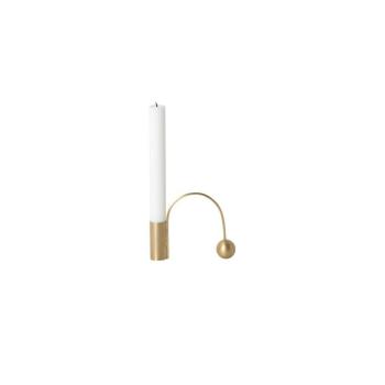 ferm LIVING gyertyatartó mérleg, polírozott, sárgaréz, 9,5 cm kép