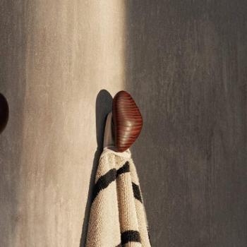 ferm LIVING Hook Cairn, sötétbarna, fa, 2 darabos szett kép