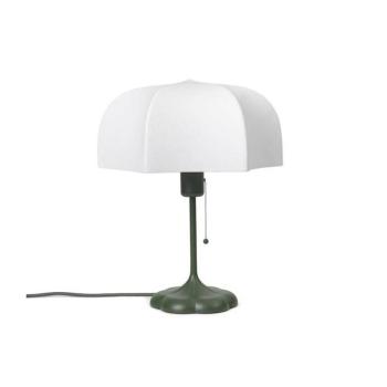 ferm LIVING Poem asztali lámpa, zöld, acél, gyapjú, 42 cm kép
