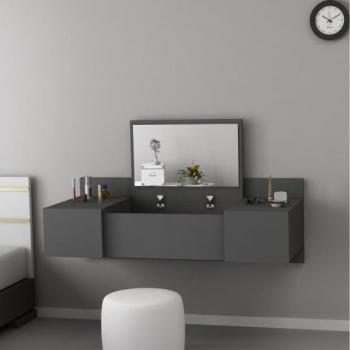  Fésülködőasztal ZAKKUM 33x100 cm antracit  kép