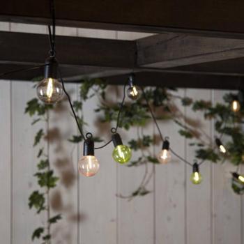 Fiesta LED fényfüzér, elemes, színes kép