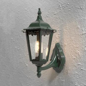 Firenze kültéri fali lámpa, zöld, felső foglalat, 48 cm kép