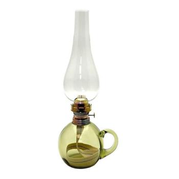 Floriánova huť Petroleumlámpa SOFIE 38 cm erdőzöld színben  kép