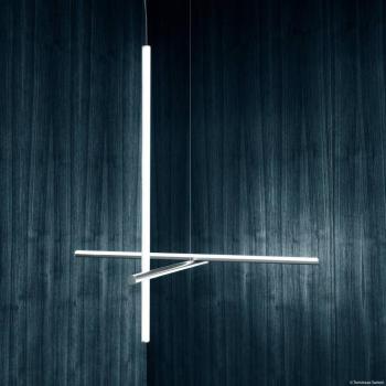FLOS Coordinates S1 LED függőlámpa, argent moon kép