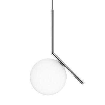 FLOS IC S1 dizájner függőlámpa, króm Ø 20 cm kép