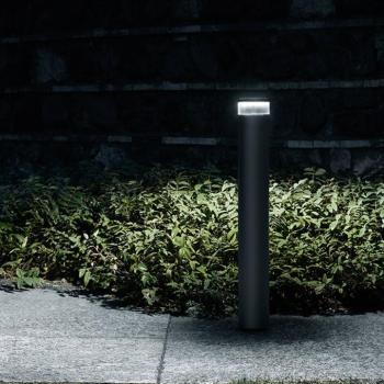 FLOS Pointbreak Bollard 2, 2 700K antracit 60cm kép