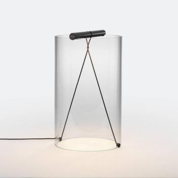 FLOS To-Tie T2 LED asztali lámpa, fekete kép