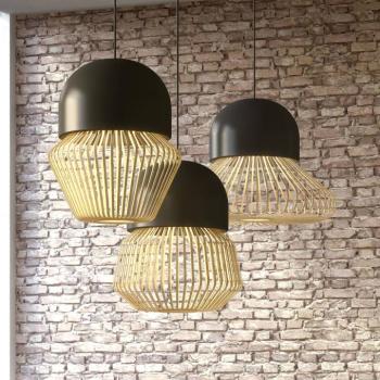 Forestier Anemos S függő lámpa, 35 cm, sötétszürke kép