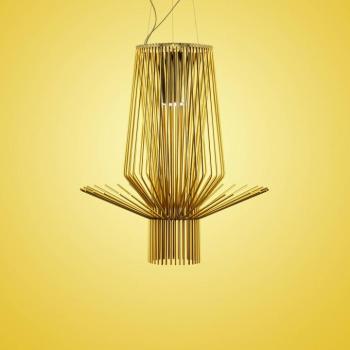 Foscarini Allegretto Assai függőlámpa, arany kép