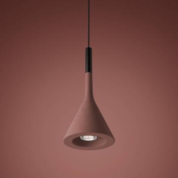Foscarini Aplomb függő lámpa GU10 beton piros kép