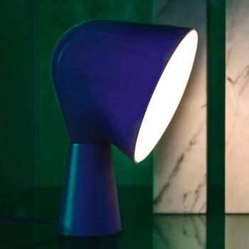 Foscarini Binic formatervezett asztali lámpa, kék kép