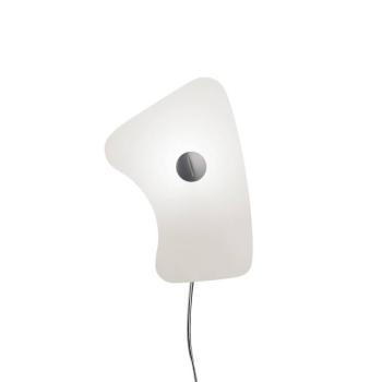 Foscarini Bit 5 falilámpa üvegből, fehér kép