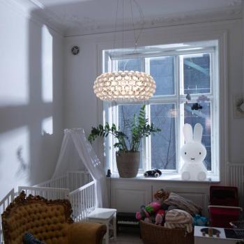 Foscarini Caboche Plus media függő lámpa R7s, átlátszó kép